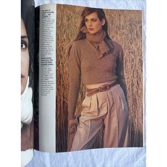 Harper's Bazaar October 1988 -Vanna White, Christie Brinkley, Naomi Campbell - Picture 7 of 7